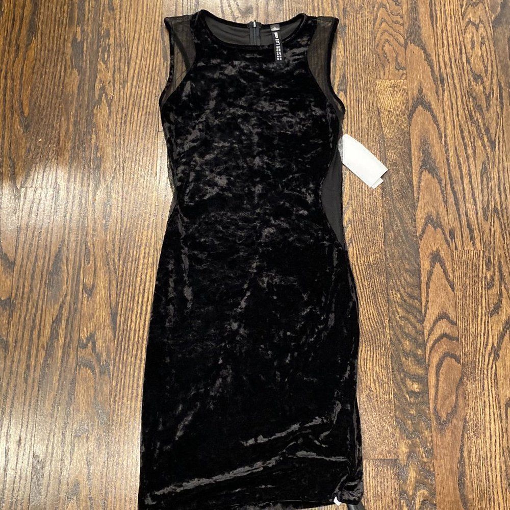 NWT Little Black Velvet Dress